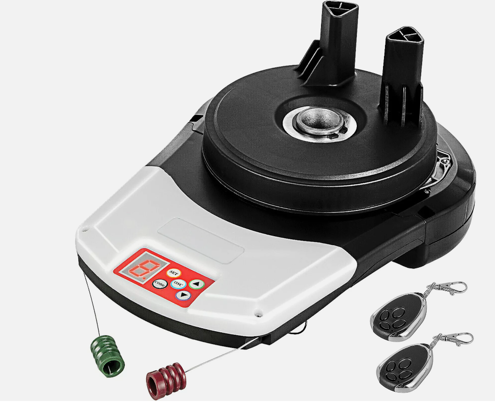 Automatic Roller Door Opener Garage 800N Motor 2x Remote 25m² Rolling