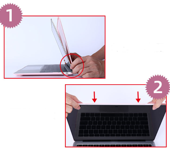 For Macbook 2026 Neo 13" A3404 PC Shell Cover Keyboard & Screen Protector Black
