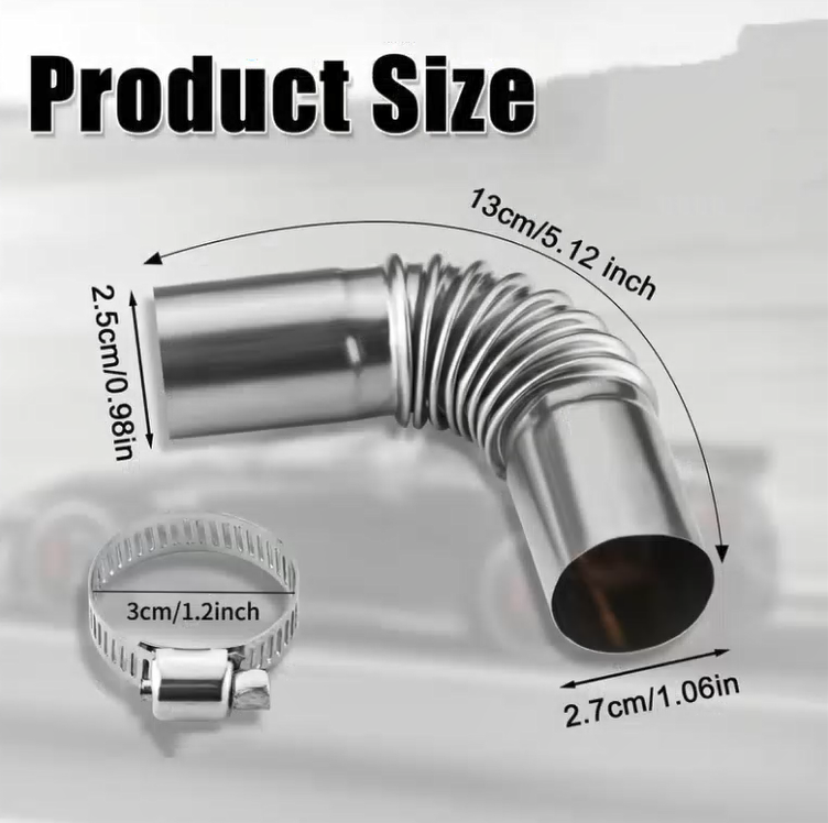 Exhaust Pipe Tube Elbow Connector Diesel Heater