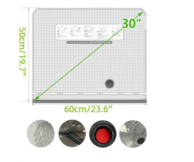 9 Pack Vacuum Storage Bags with Electric Pump for Travel Luggage Clothes