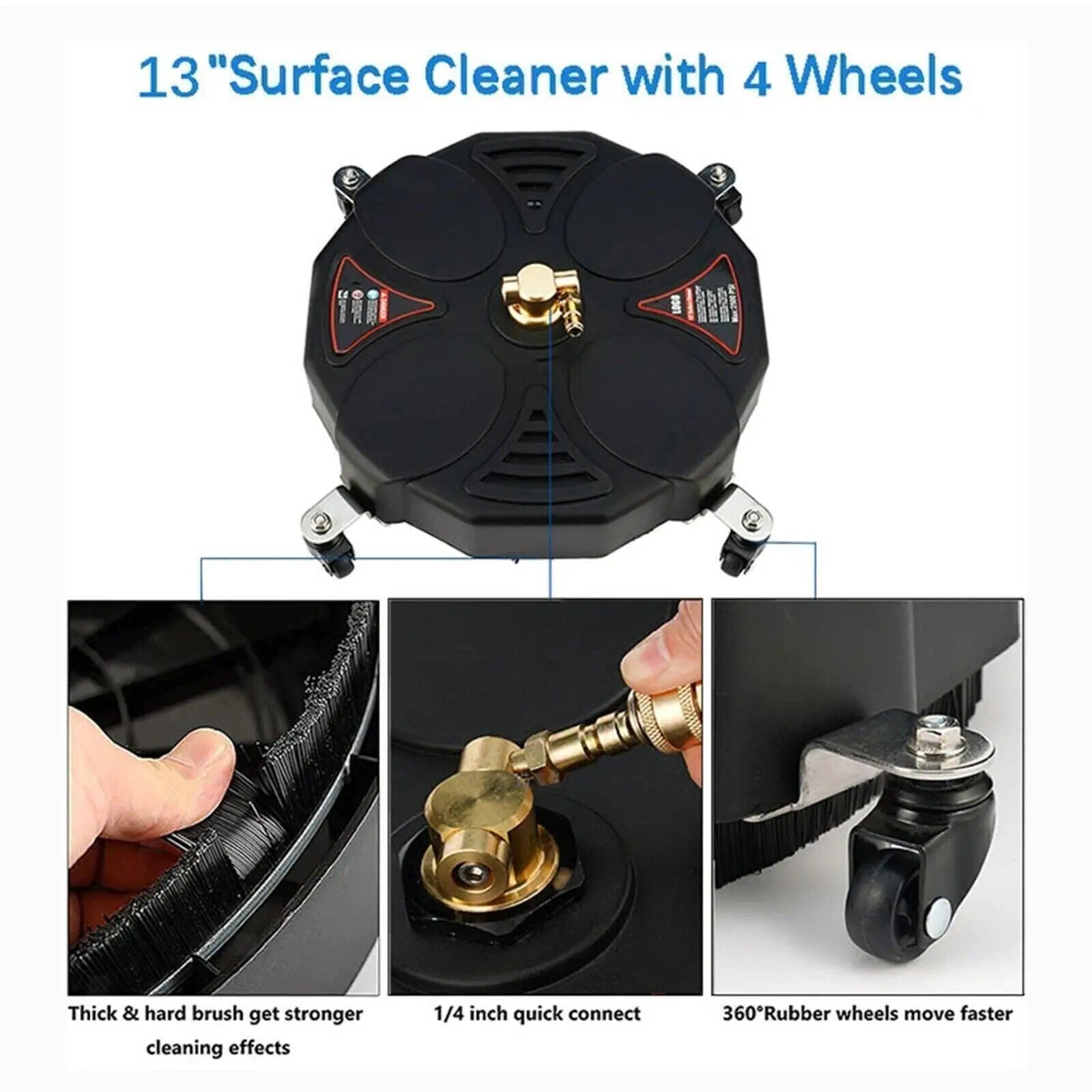 13" Surface Cleaner 2500PSI High Pressure Washer