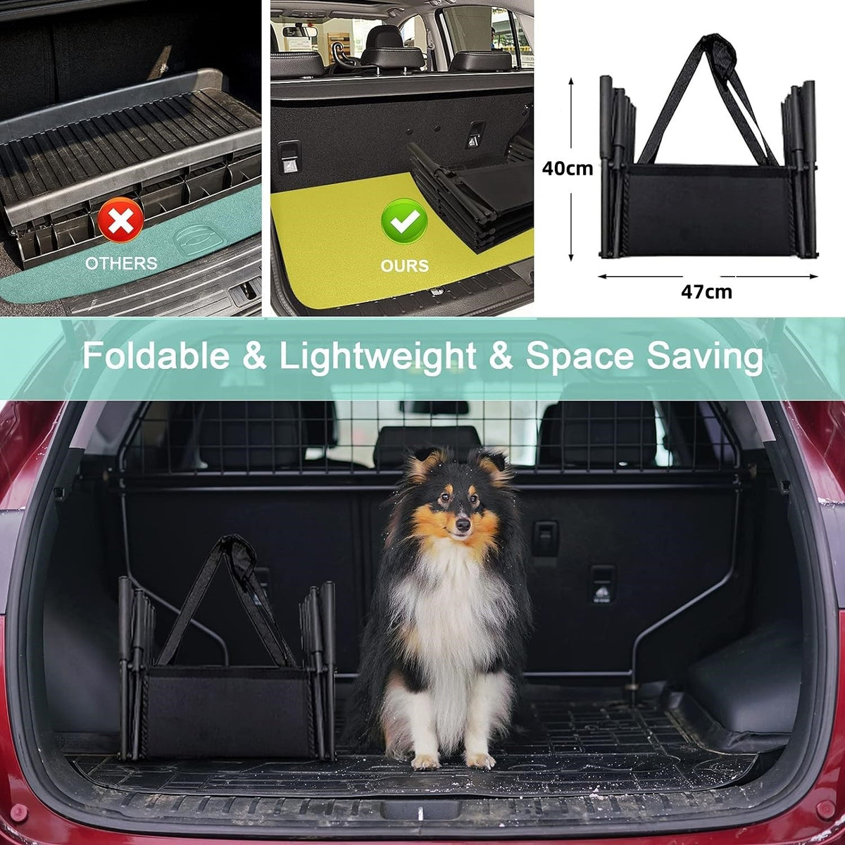 Folding Dog Stairs for SUV Car