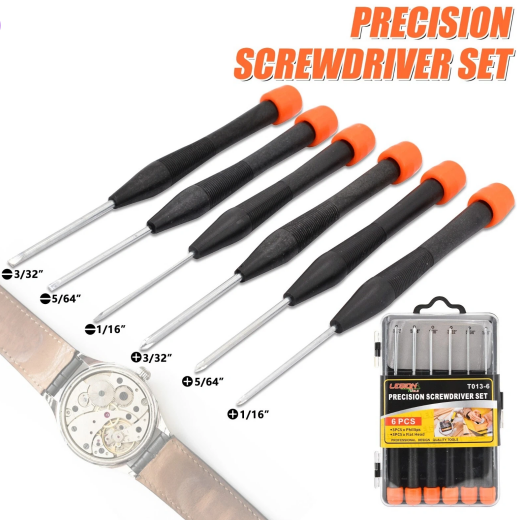6Pc Precision Mini Screwdriver Set Phone Watch Jewellery Electronic Repair Tool