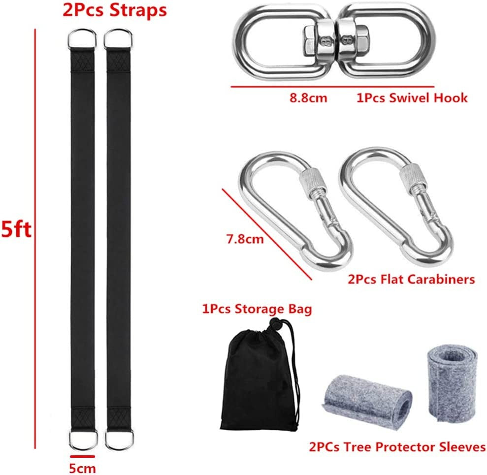 Tree Swing Hanging Straps Kit