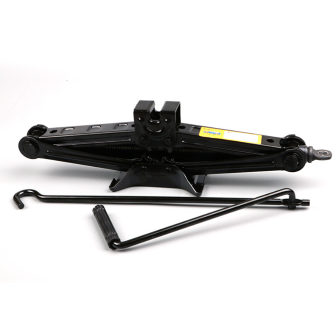 2 Ton Scissor Jack Car Van Wind Up Tyre Lift Crank Handle