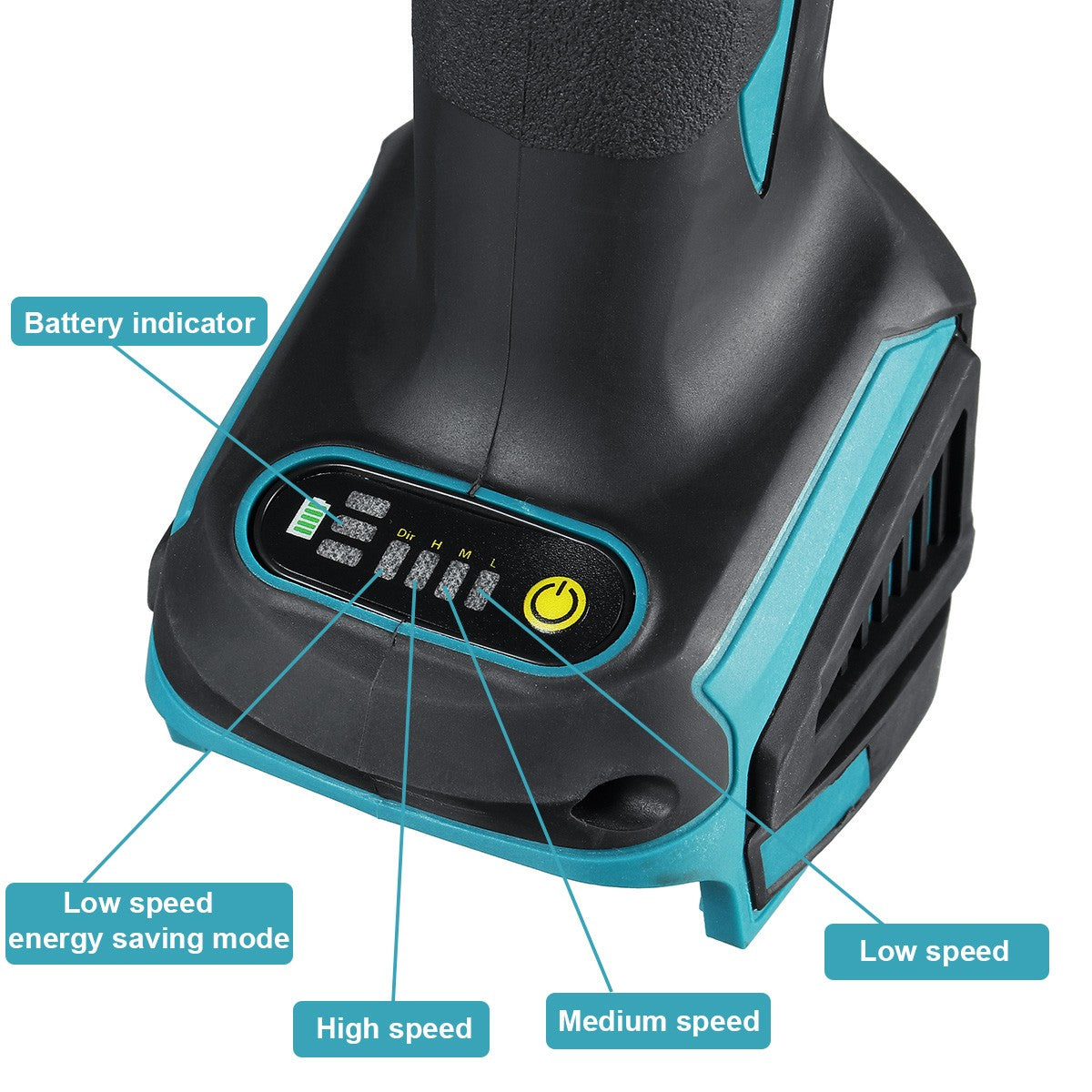 125mm Brushless Angle Grinder Fit Makita Battery 18V