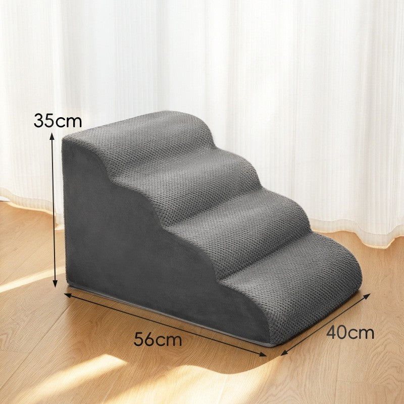 4-Step Pet Ramp Stairs for Beds Couches Dog Steps for Small Dogs, Cats or Pets