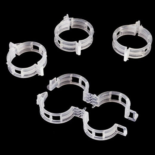 100Pcs Tomato Greenhouse Garden Plant Support Veggie Clips Trellis Twine