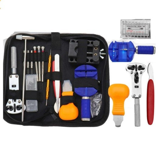 506pcs Watch Repair Tool Kit Back Case Opener Remover Spring Pin Bars Watchmaker