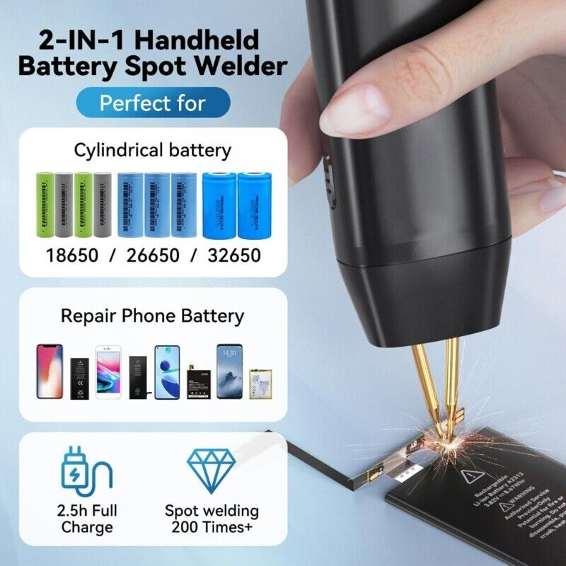 Portable Mini Handheld Spot Welder Machine DIY Welding Tools