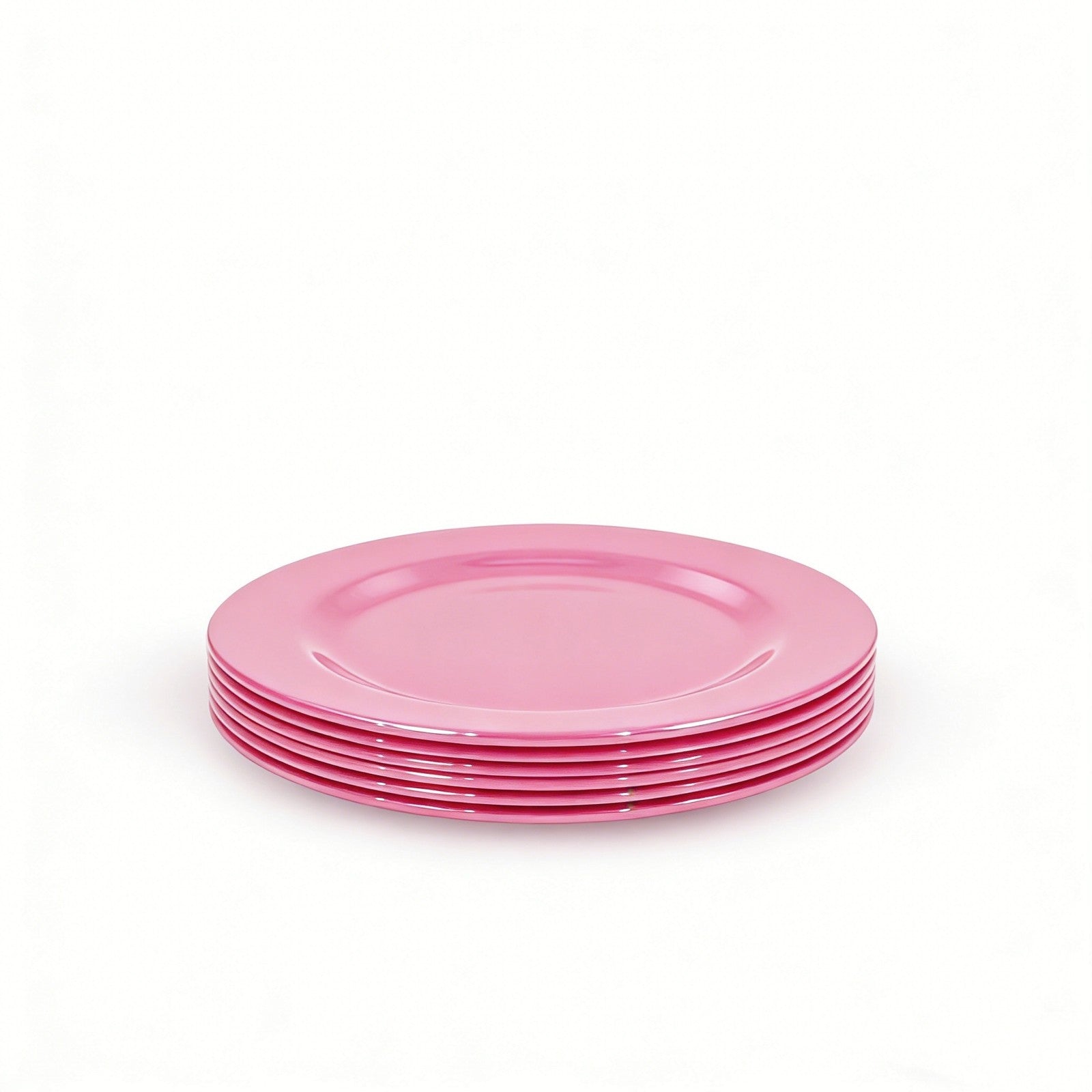 Henni & Friends 25CM Melamine Plates (Set of 6 Pink)