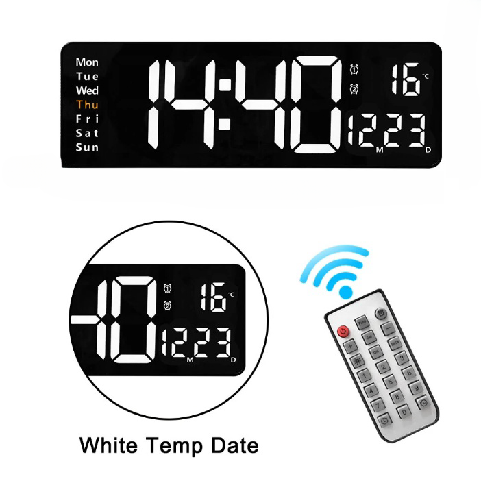 16" Large Digital Wall Clock