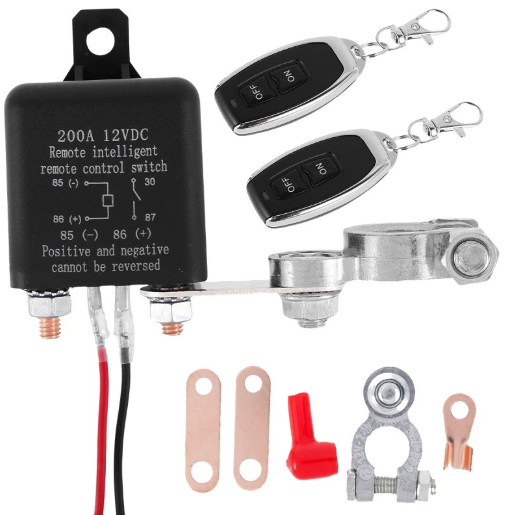 12V DC 200A Remote Battery Disconnect Switch Isolator Wireless for Car Truck RV