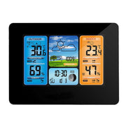 Wireless Digital LCD Weather Station Clock Calendar Thermometer