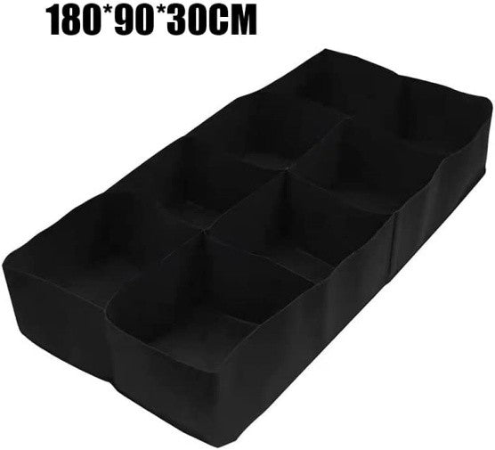 180x90x30cm Extra Large Fabric Raised Bed Garden Plant Flower Grow Bag