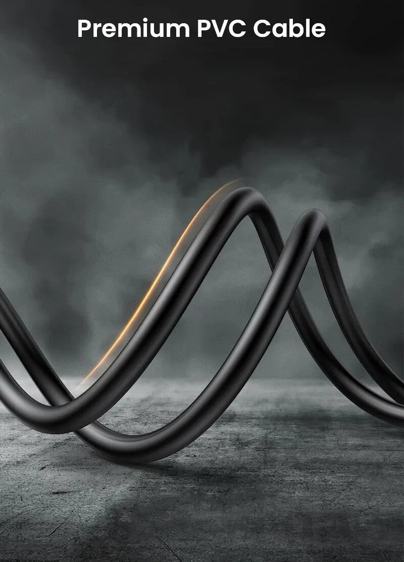 3.5mm Stereo Jack to 2x RCA Plugs Male to Male Aux Audio Cable Adapter 3M