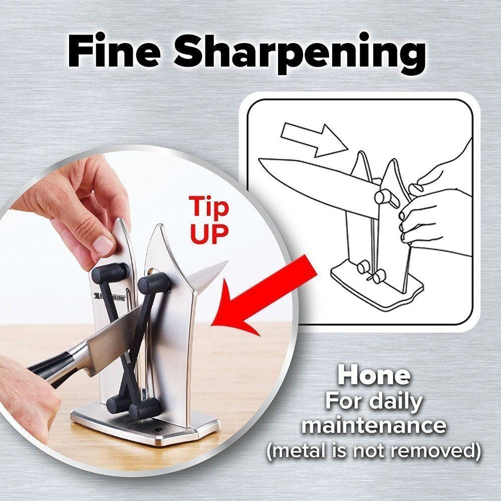 Kitchen Knife Sharpener Sharpens Hones Polishes Standard Blade