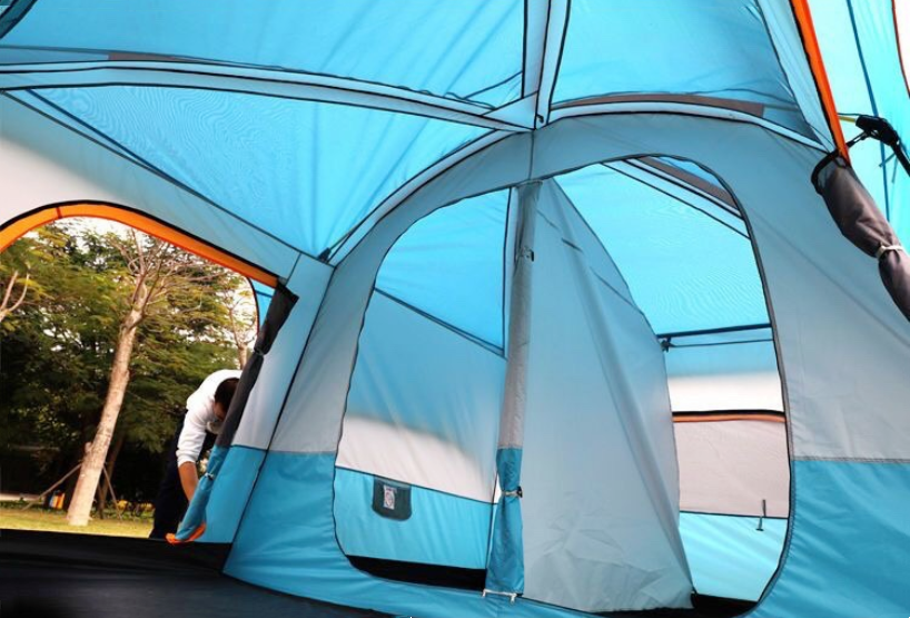 Portable Outdoor Tent for 8-12persons with Carrying Bag Ideal for Hiking