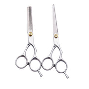2Pcs 6" Salon Hairdressing Scissors Hair Barber Professional Cutting Thinning