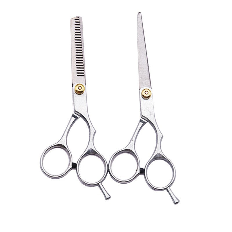 2Pcs 6" Salon Hairdressing Scissors Hair Barber Professional Cutting Thinning