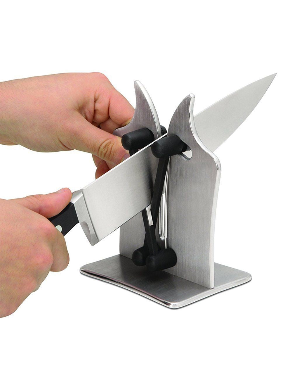 Kitchen Knife Sharpener Sharpens Hones Polishes Standard Blade