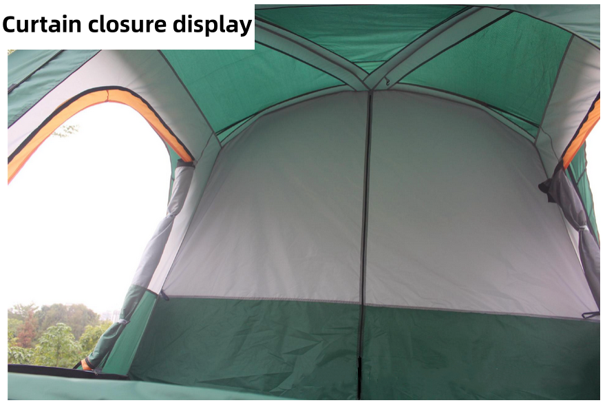 Spacious Portable Camping Tent for 6-10 Persons with Carrying Bag Included