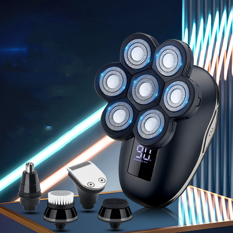 7-in-1 Electric Head Shaver for Bald Men