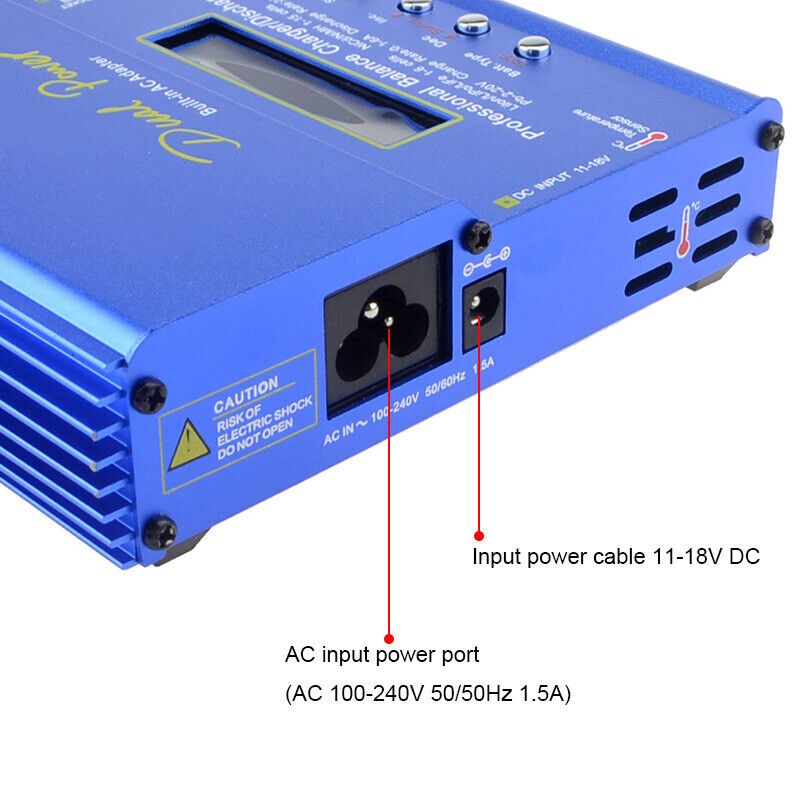 iMax B6AC 80W RC Lipo NiMh Digital Battery Balance Charger Discharger Control
