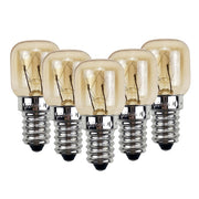 5Pcs Himalayan Salt Lamp Globe Bulb Light Bulbs Heat Resisting 15W E14