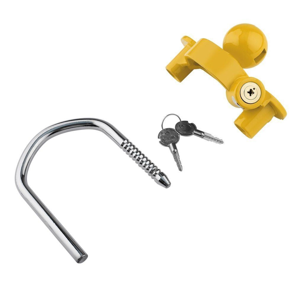 Hitch Pin Lock Tow Bar Ball Security L type Caravan Trailer Parts Anti Theft
