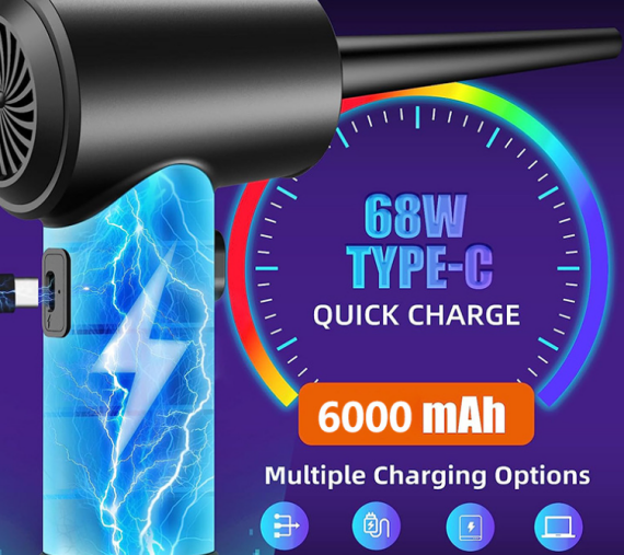 Cordless Electric Air Duster 51000RPM