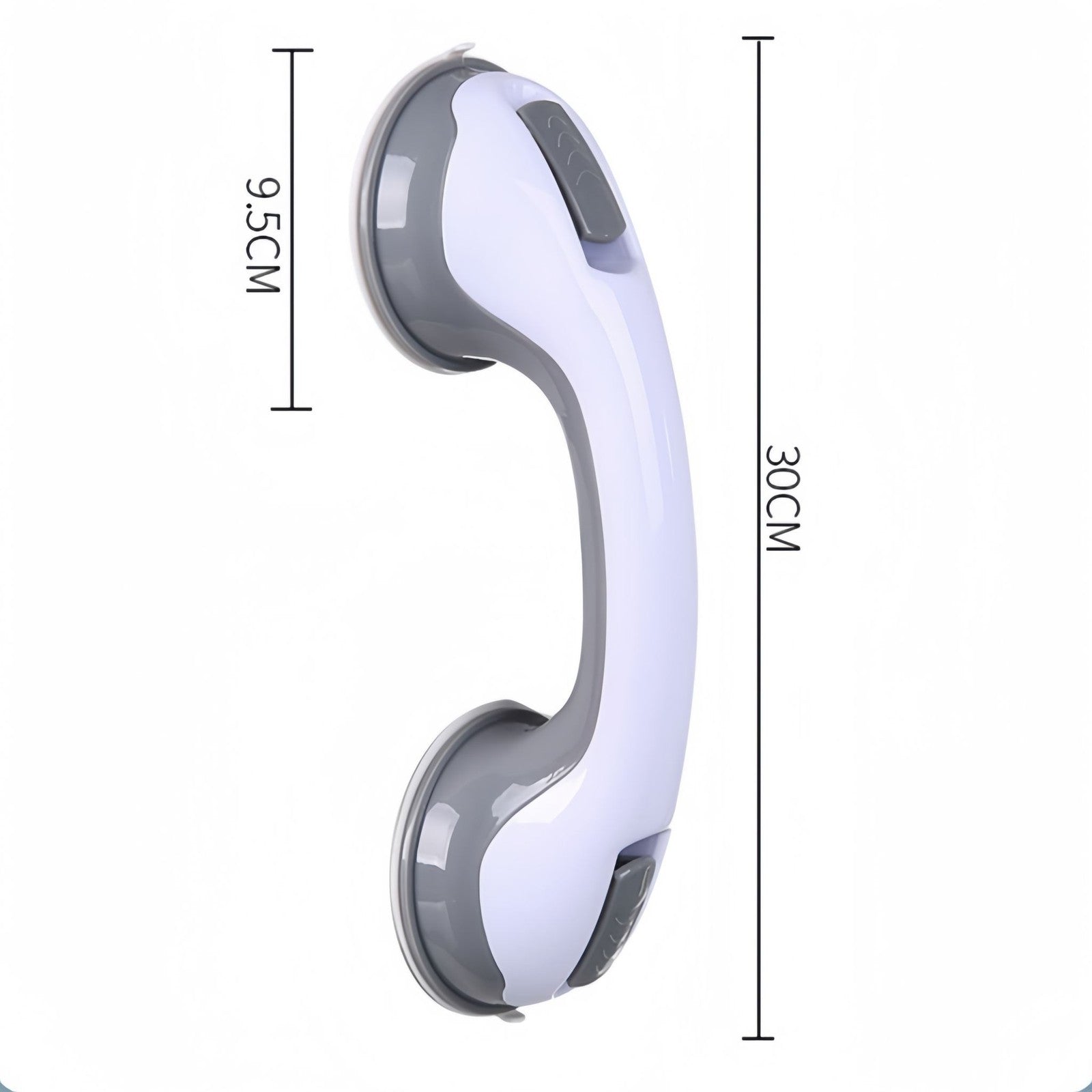 2Pcs Bathroom Grab Bars Shower Handles