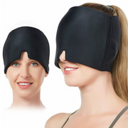 180° Migraine Relief Hat Ice Headache Wrap for Puffy Eyes