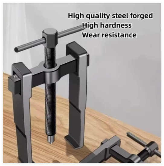 Versatile Handheld 3" Two-Jaw Puller Carbon Steel Easy Assembly Manual Operation