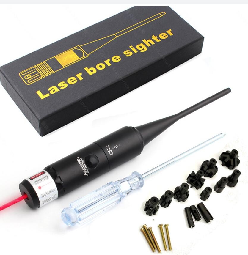 Red Laser Bore Sighter Kit For .177 to .50 Caliber Scope Handgun Rifle