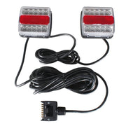 1 Pair 12V Magnetic LED Trailer Towing Light Kit Indicator for Trailer Truck Car