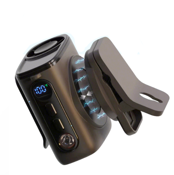 Portable Cooling Fan Personal Belt Fan Waist Clip Fans USB Rechargeable Magnetic