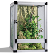 45*45*80cm Aluminum Alloy Reptile Enclosure Lizard Terrarium Snake Cage Mesh