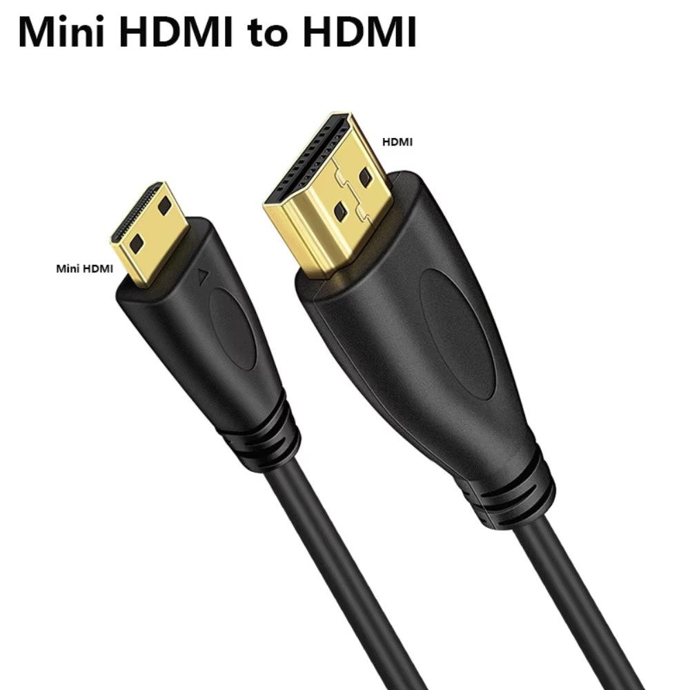 Mini HDMI to HDMI Audio Video Cable 4K 1M