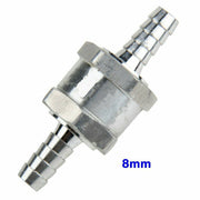 8mm Aluminum One-way Non-return Check Valve Fuel/Water/Gas/Air/Vacuum