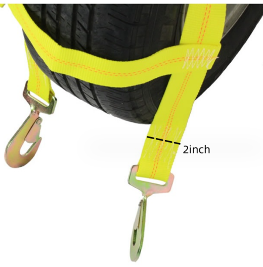 2PCS Tow Dolly Basket Straps 14''-17''