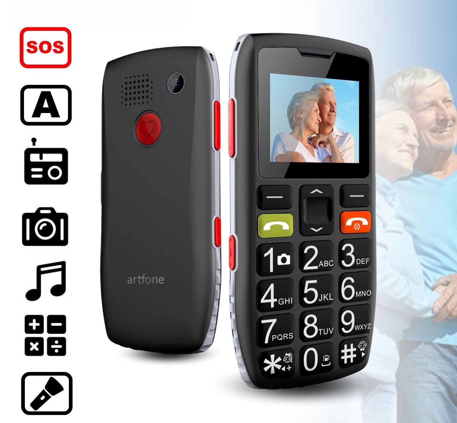 4G Big Button Senior Mobile Phone for Elderly