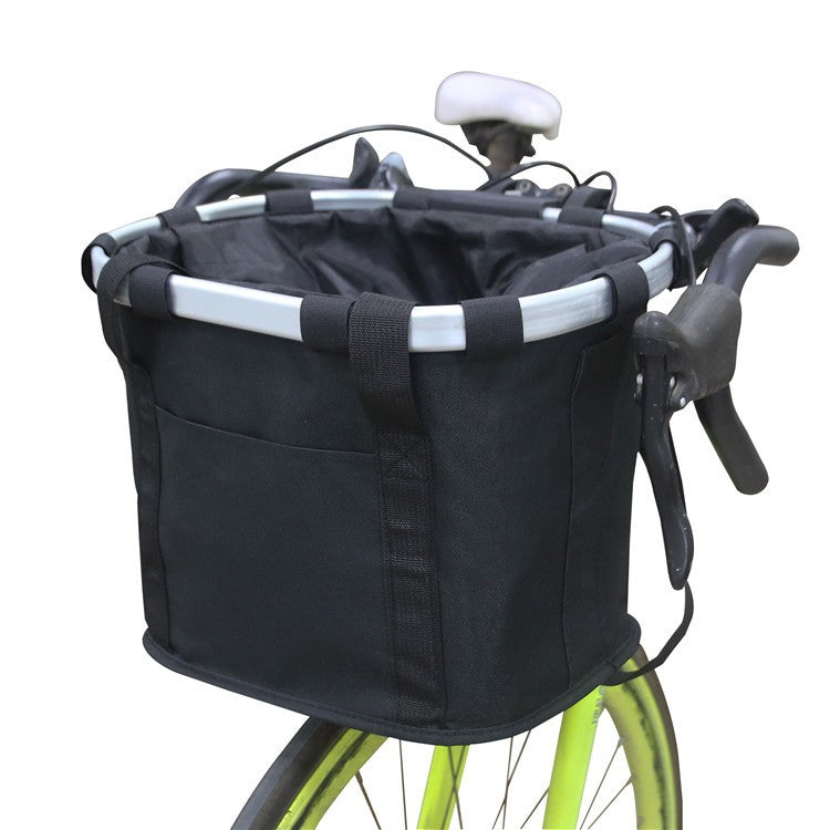 Bike Basket Folding Pet Cat Dog Carrier Front Bicycle