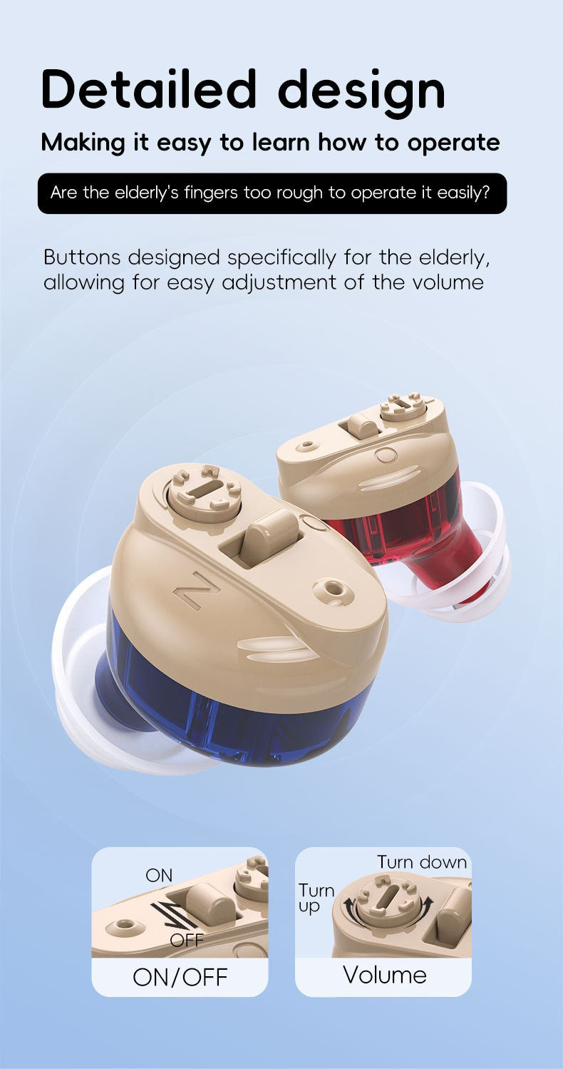 Hearing Aids for Seniors with Noise Cancelling and Volume Control