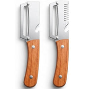 2xMulti-Functional Vegetable Peeler for Kitchen Fruit Peeler Knife Bottle Opener