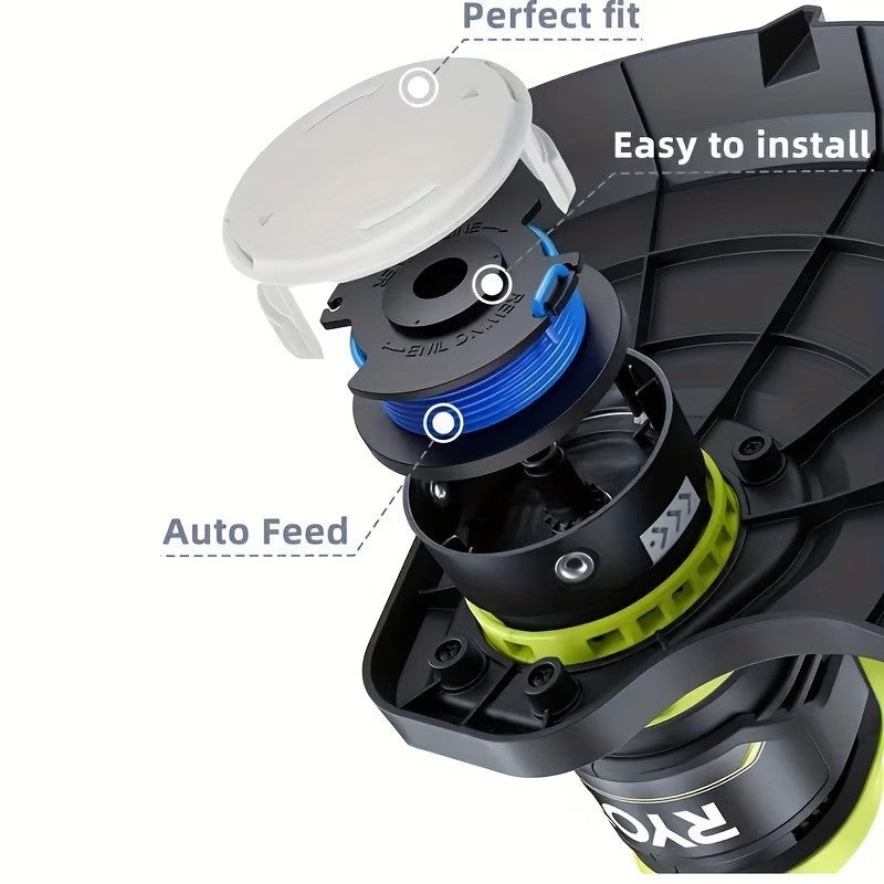 AC14RL3A String Trimmer Spool for Ryobi Weed Wacker String (12+3Pack)