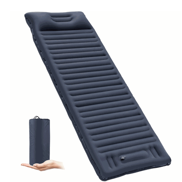 10CM Thick Self-Inflating Sleeping Pad Camping Mat with Pillow