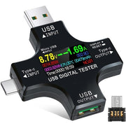 USB C Voltmeter Ammeter Tester Power Bank Charger Cable Detector