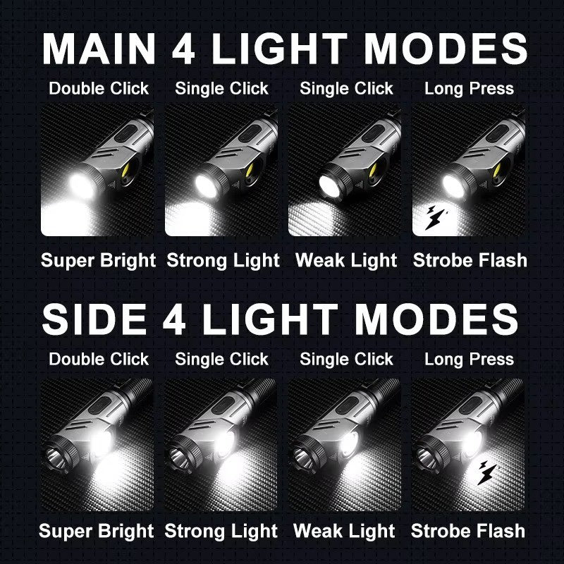 3000LM LED Work Light Torch Flashlight Spotlight Floodlight Magnetic Rotating