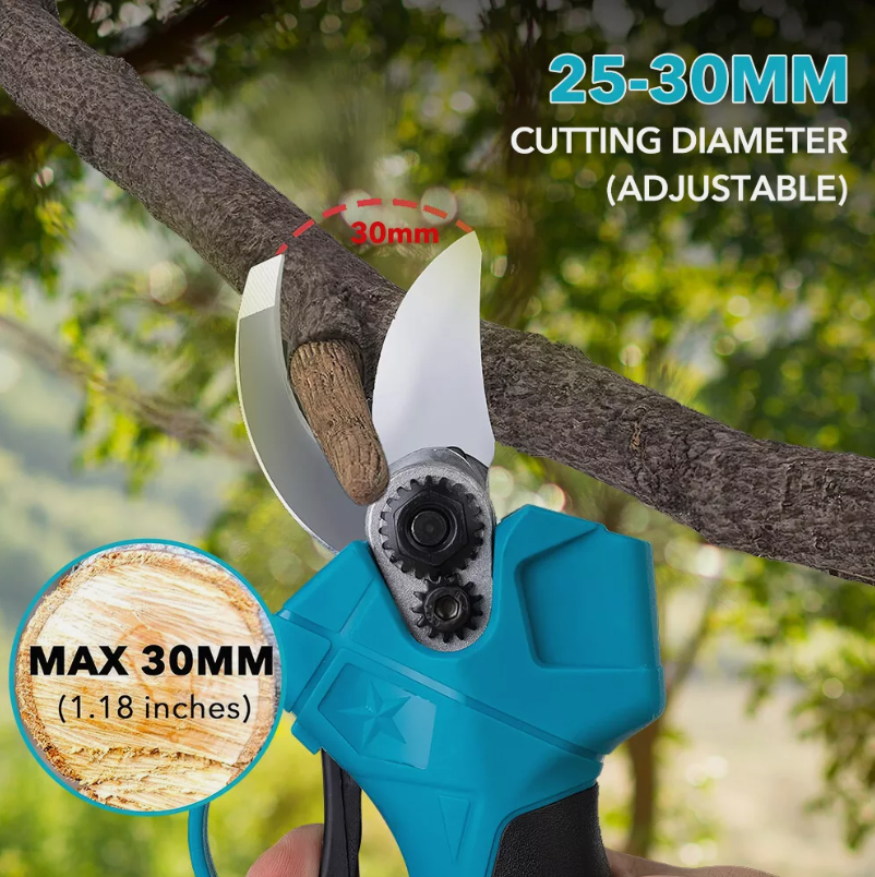 Cordless Pruning Shears Brushless Electric Secateur For Makita 18V Battery
